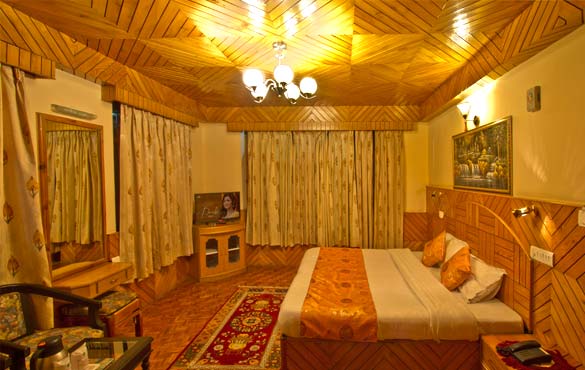The cool colour and the ambience of one of the Setan Super Deluxe bedroom is a treat. setan